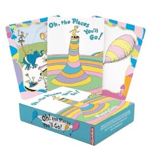 Dr. Seuss Oh The Places You'll Go! Retro Playing Cards - NWT